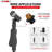 5 Core Universal Microphone Stand Height Adjustable 35 to 57" Round Base Floor Mic Holder Metal Build