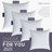 Lincove Throw Pillow Insert - 100% Cotton - Decor Pillow, 1 Pack-102930484-102930485