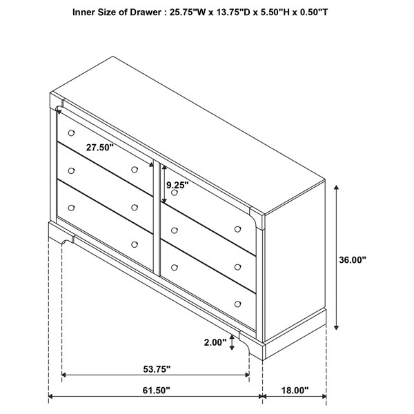 Dimensions du produit