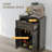Farmhouse Barn Door Accent Cabinet-881085760