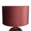 Lampe de table en velours Glam
