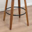 Swivel Upholstered and Faux Leather Bar Stool-747154749-747154754