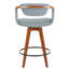 Tabouret de comptoir rembourré à hauteur fixe Dirksen-1157249831-1076643456