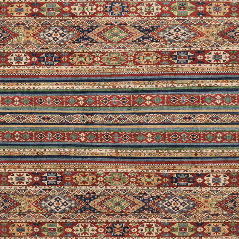 Abstract Indoor Rug, Square 8'