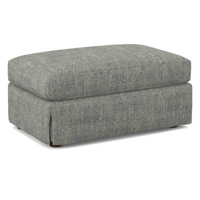 Huntington House Ottoman 18.0 H x 39.0 W x 25.0 D in brownPolyester in Nutmeg/ | 18" H X 39" W X 25" D