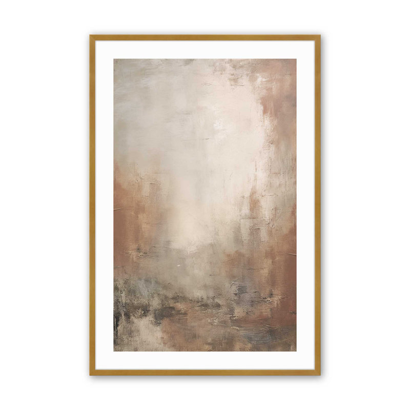 «Russet Mist D dépliant», Cadre doré poli, H 15,25 po x l 12,25 po x P 1,25 po