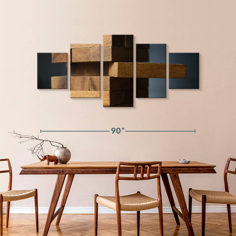 Jenga Game, 42" H x 92" W