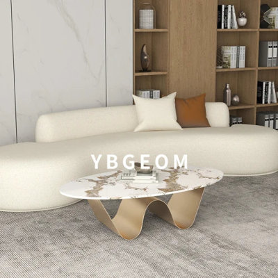 Chuefeng Lift Top Abstract Coffee Table