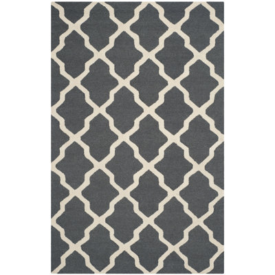 Cannen Hand Tufted Wool Geometric Rug
