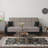 Newsom 83.8 in. Fabric Upholstered 3-Seater Twin 3-in-1 Sleeper Sofa Bed with Storage