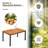 Nadkar Rectangular 6 - Person 59" Long Dining Set with Cushions