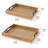 Ascano Large Rectangular Natural Rattan Trays