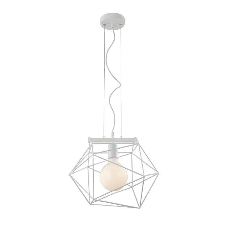 Deance 1 - Light Pendant, White, White