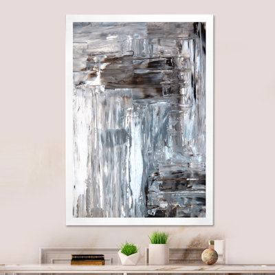 Art moderne gris et bleu II 2FDP47797