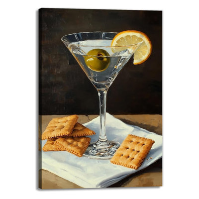 Art mural Martini Cocktail