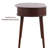 Stream Writing Desk with Hidden Drawer and Vertical Grooves -1557904664