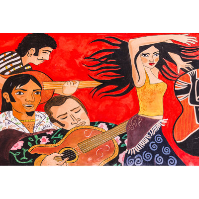 Cuban Graffiti 1 Piece Wrapped Canvas Painting