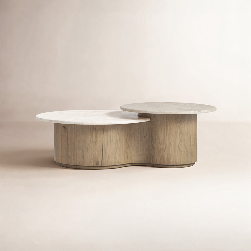 Toro Coffee Table-Cappuccino Marble