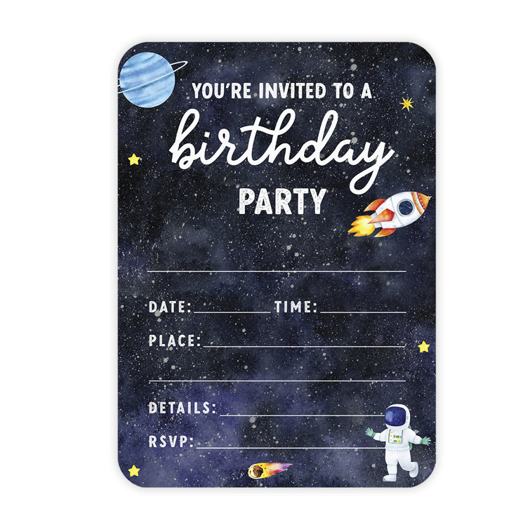 Koyal Wholesale Birthday Party Invitations - Wayfair Canada