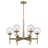 Corrigan Studio Populuxe Oxidized Aged Brass Chandelier