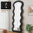 Flannel Full Length Wave Floor Mirror With Stand For Bedroom Living Room Hanging Or Against The Wall-1879341006