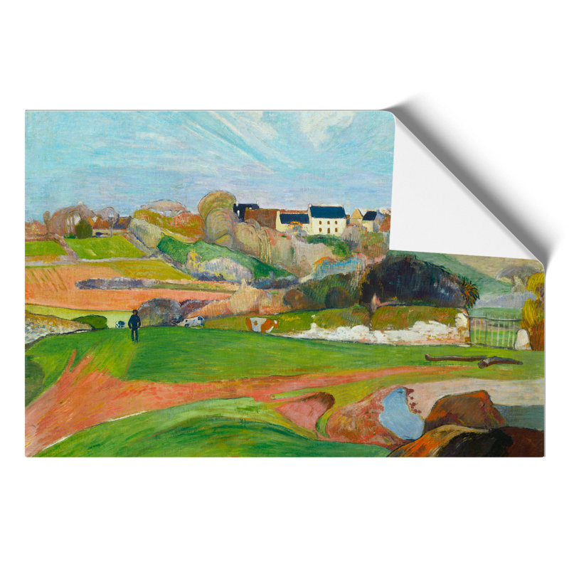 Landscape at Le Pouldu by Paul Gauguin - Frameless Print, 42cm H x 59cm W x 0.1cm D