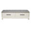 Banc de rangement rembourré à tiroir Wrightia-895993793