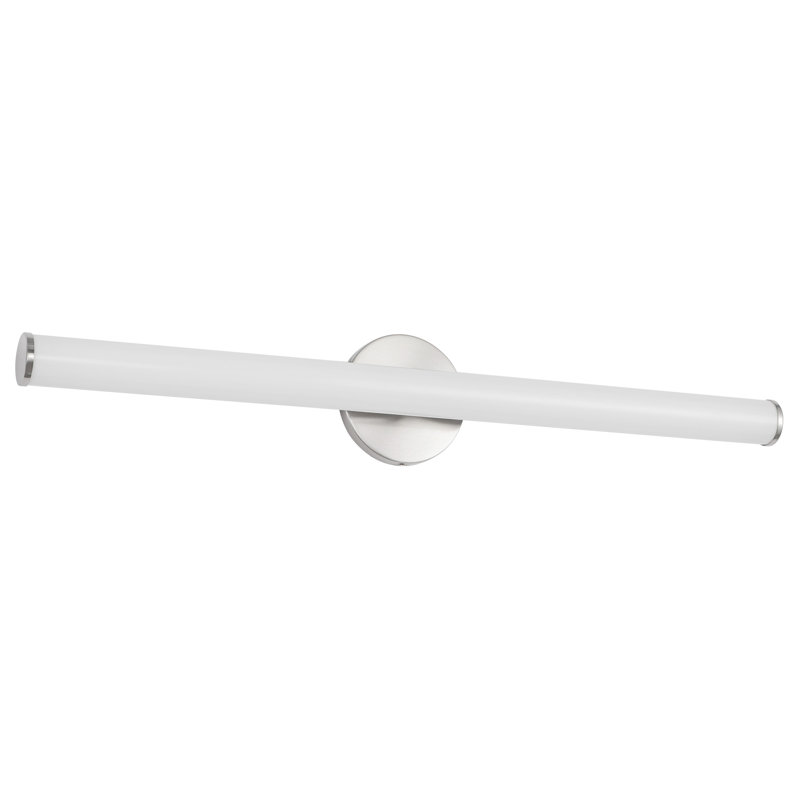 Tectra 30-in Black dimmable LED Wall Sconce, Nickel