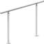 VEVOR Outdoor Stair Railing Kit Aluminum Handrail for 3/4 Steps-407649504-407649505