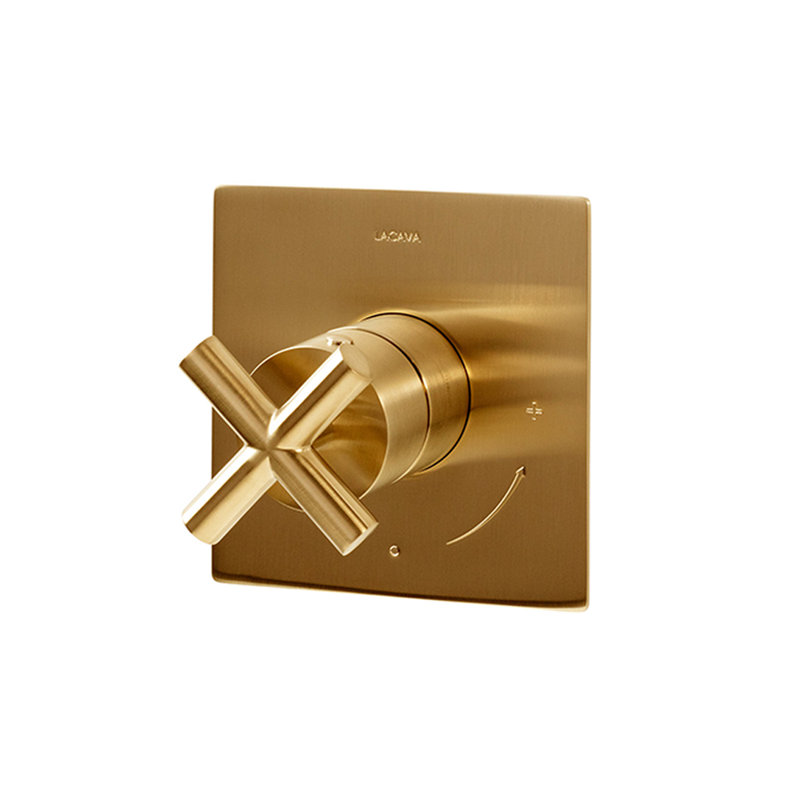 Cigno 15pbp.x.s1 Progressive Compact Pressure Balancing Mixer, Brushed Gold