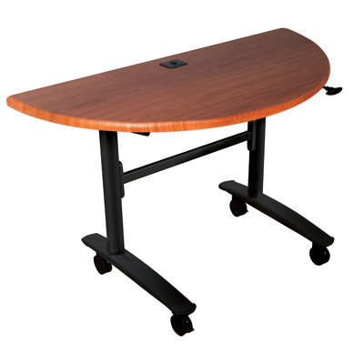 Jenaiah Flip Top 48'' L Training Table with Casters