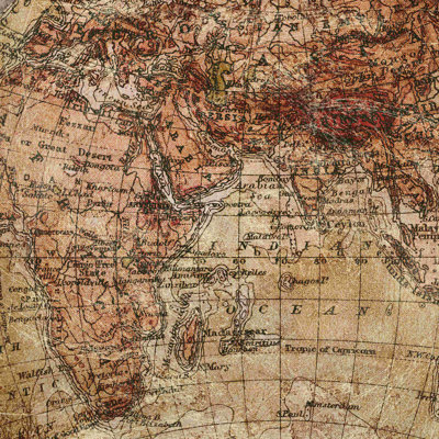 «Eastern Hemisphere», impression sur toile tendue