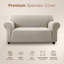 Premium Stretch Spandex Sofa Cover - Durable, Stylish & Easy-Fit Slipcover-644392459-644392449
