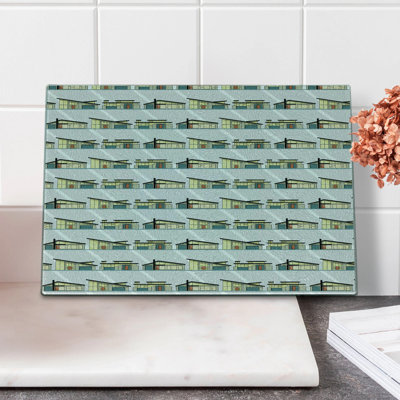 East Urban Home Glass House Cutting Board