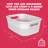 4 Qt Decorative Storage Basket, Small Home Organizer, White, 8 Pack-336954585-348921127