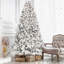 9FT Flocked Christmas Tree-901236604