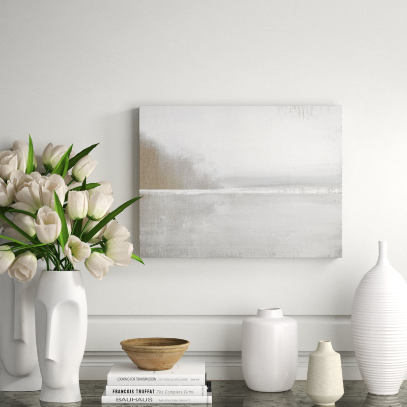 Summit To Sea XIV Painting by Paul Ngo, 18" H x 24" W x 1.5" D, Glass Coat