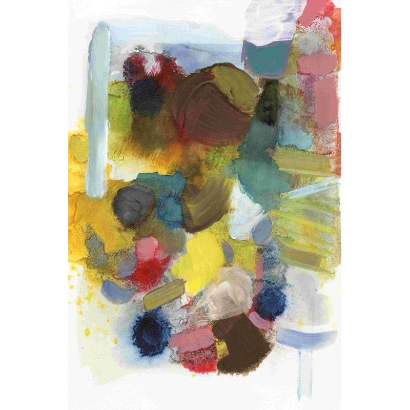 «Tout à la fois I» par Jodi Fuchs - impression sur toile tendue, L 24 po x H 36 po