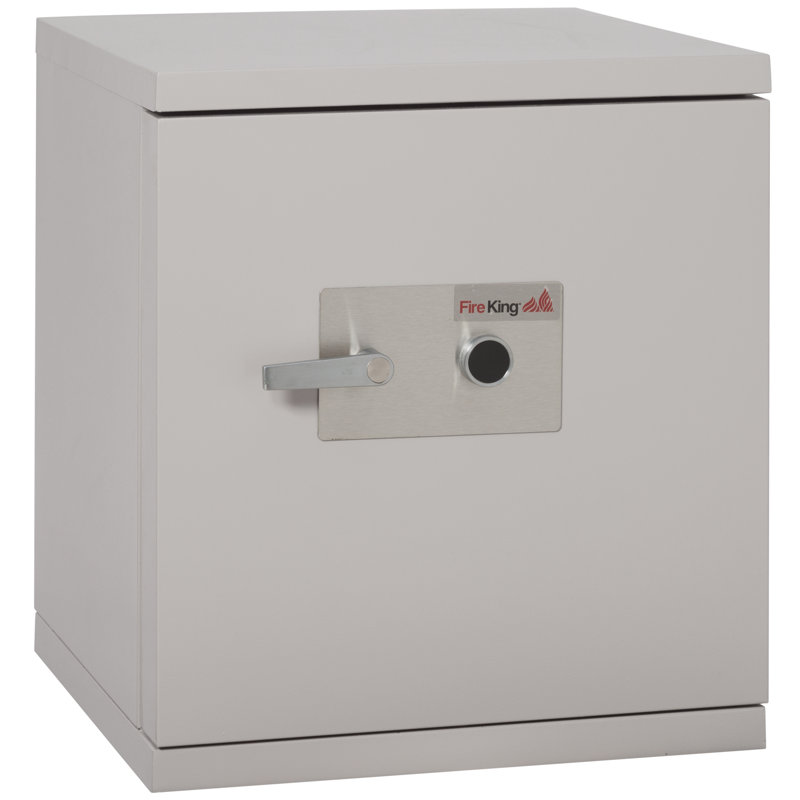 Fireproof 1-Hour Data Security Safe with Impact-Rated Key Lock, 28.6" x 25.5" x 26.6"