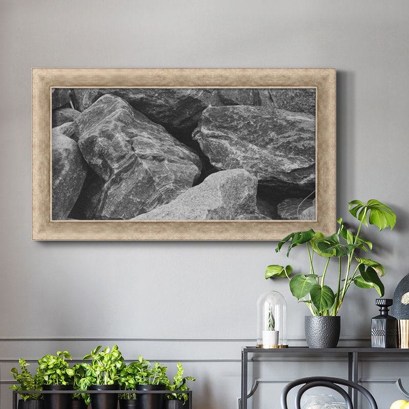 Found Textures VII - Toile encadrée de qualité supérieure - prête à être accrochée, H 29 po x l 53 po x P 1,25 po