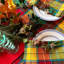 Tartan dinner napkin