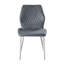 Ensemble de table de salle à manger 5 pièces et 4 chaises d'appoint avec pieds en métal-1093456483