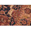 Tapis brun / doré en laine noué à la main de style oriental rectangulaire 5 pi 2 po x 7 pi Dorn