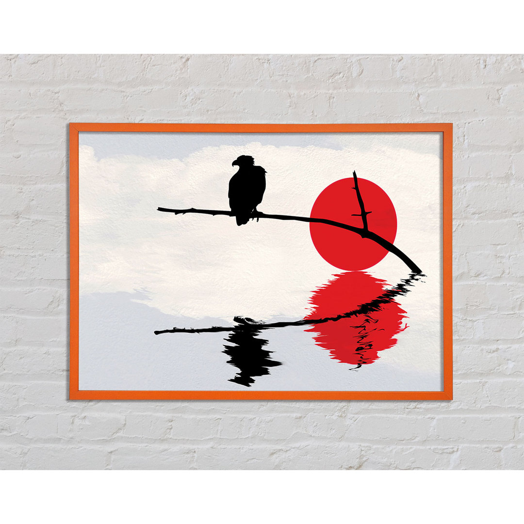 Gerahmtes Poster Reflections Of The Red Sun Eagle