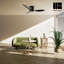 Ventilateur de plafond intérieur à 3 pales de 52 po avec lumière et télécommande, à intensité variable, moteur à courant continu réversible, noir-145286684-145286682