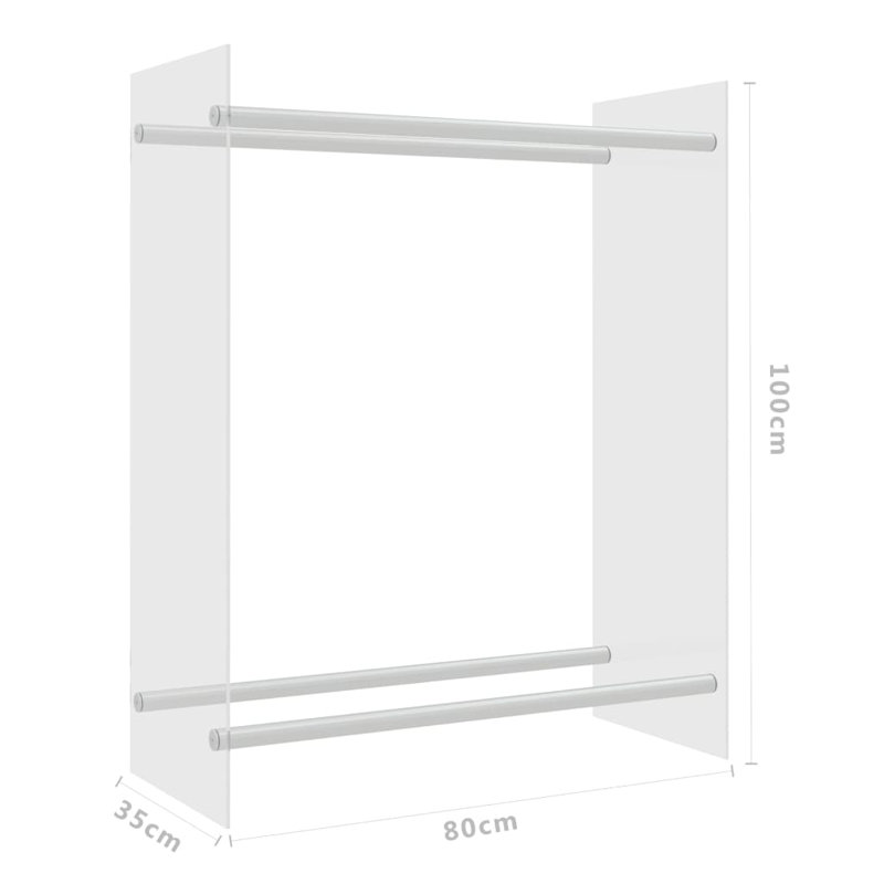 80 W Glass, Transparent