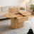 55.11"-70.86" Extendable Dining Table-1777228796