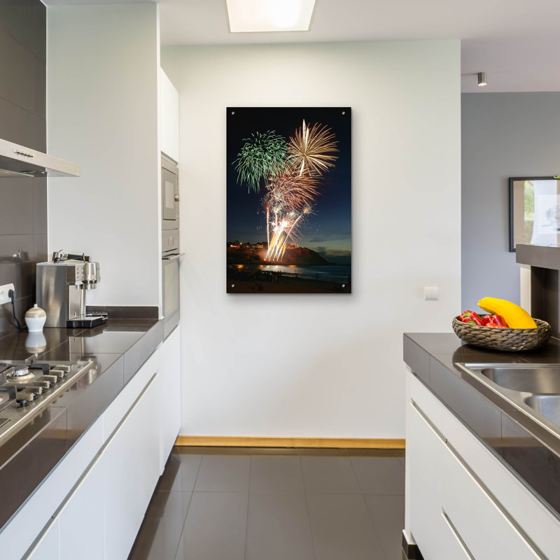 Art mural en verre acrylique Latitude Run® «Australie Day 2008» par SD Smart, H 36 po x l 24 po x P 0,2 po