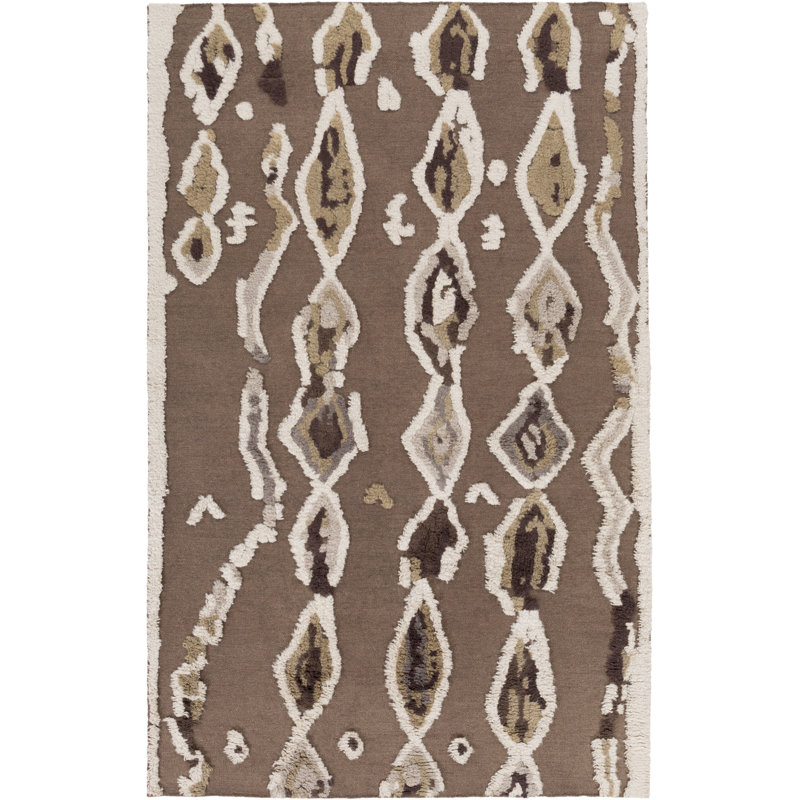 Aubriana Wool Oriental Indoor Rug, Rectangle 8' x 11'