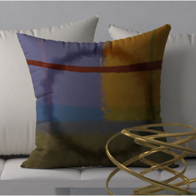 Housse de coussin exquis à motif carré infini/insert